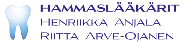 Hammaslääkärit Henriikka Anjala ja Riitta Arve-Ojanen logo
